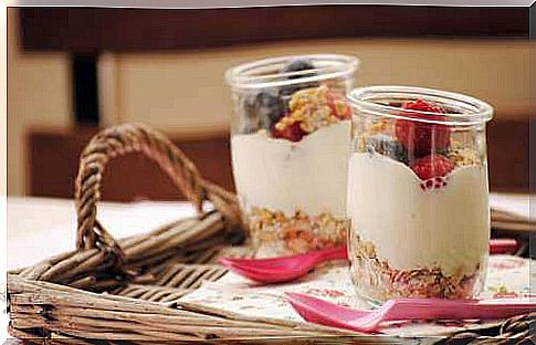 Muesli with fruit