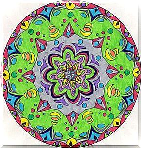 mandala circles to combat stress