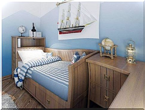 Beds with storage space for children