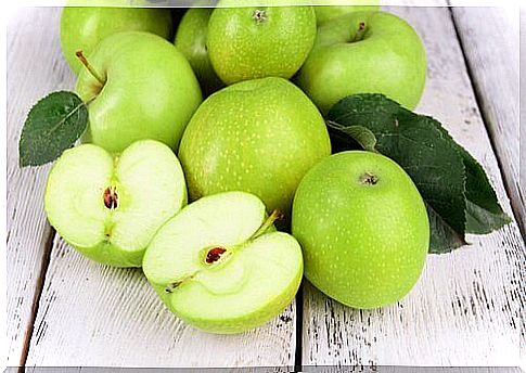 green apples