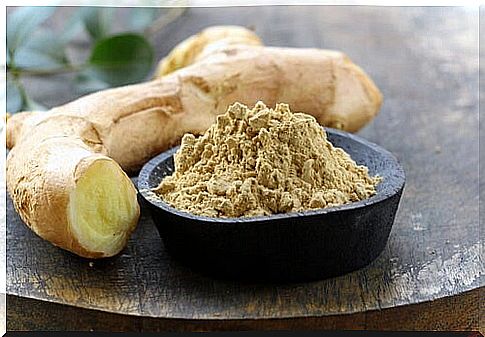 Natural and powdered ginger