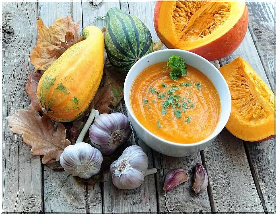 Pumpkin cream - a delicious, low-calorie meal