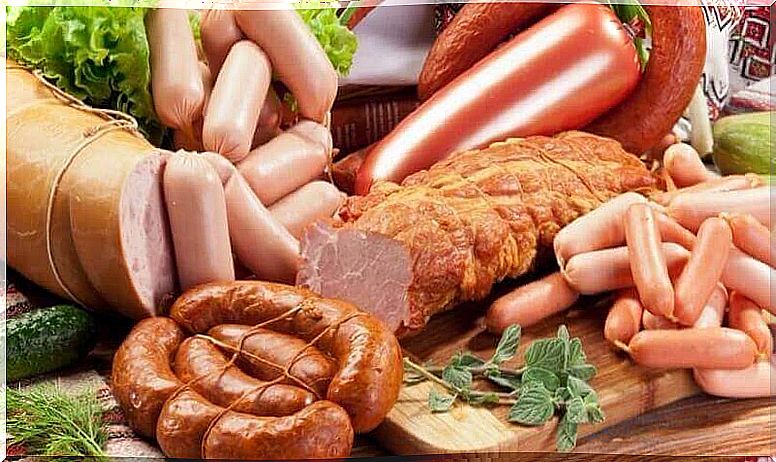 Processed red meat has more disadvantages than advantages.  It is better to limit its amount in the diet.