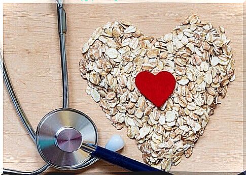 Heart-shaped porridge - insoluble fiber