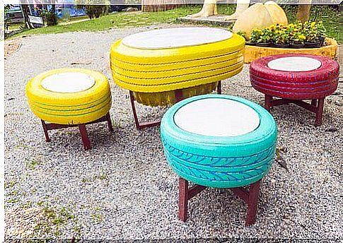 Old tires - use them in 8 ways