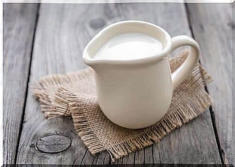 A jug of milk