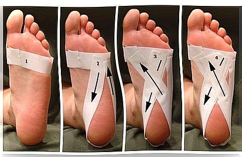 Foot bandage - restless legs syndrome