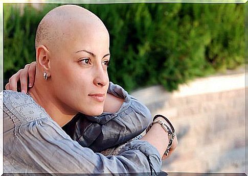 Woman after chemotherapy