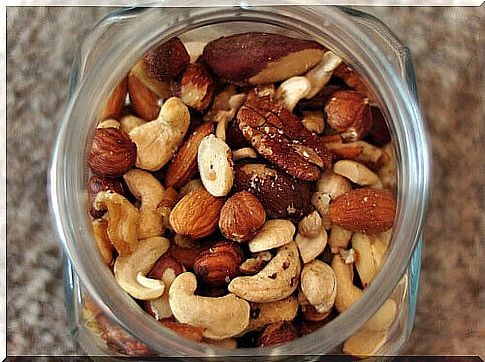 A mix of nuts