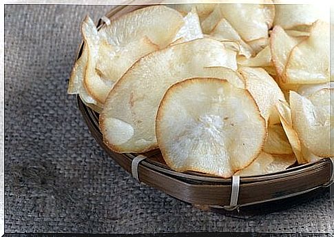 cassava vegetable chips