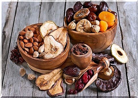 Delicacies and dried fruit, nuts