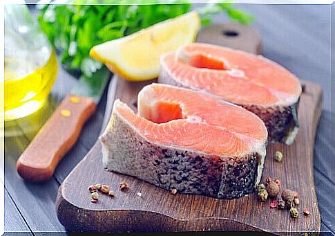 Salmon - a remedy for wrinkles